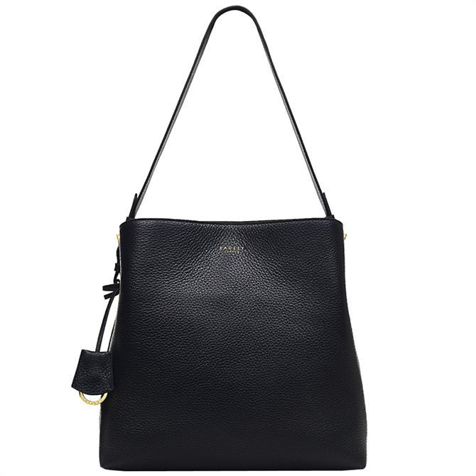 Radley London Dukes Place Black Large Zip Top Shoulder Bag